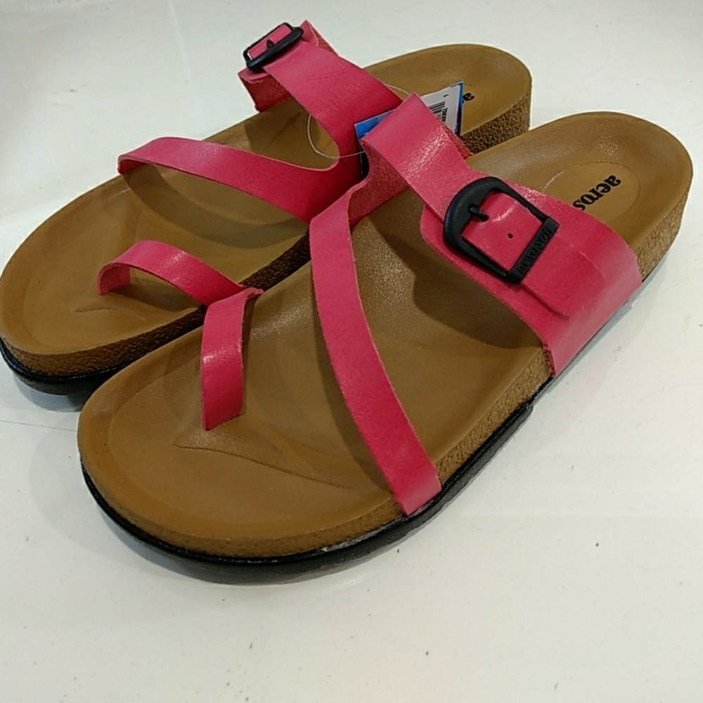 Aerosoft Women's Hana Pink Sandals, New - Picture 3 of 7